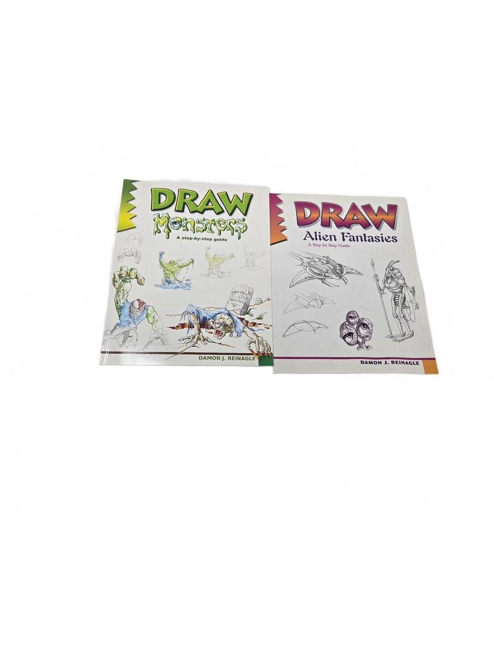 Draw Alien Fantasies Art Book And Draw Monster Book